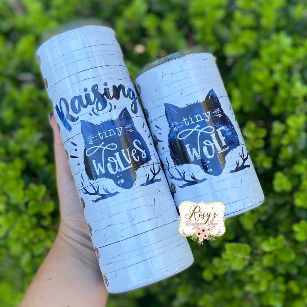 Mommy & Me Raising Tiny Wolves Tumbler Set